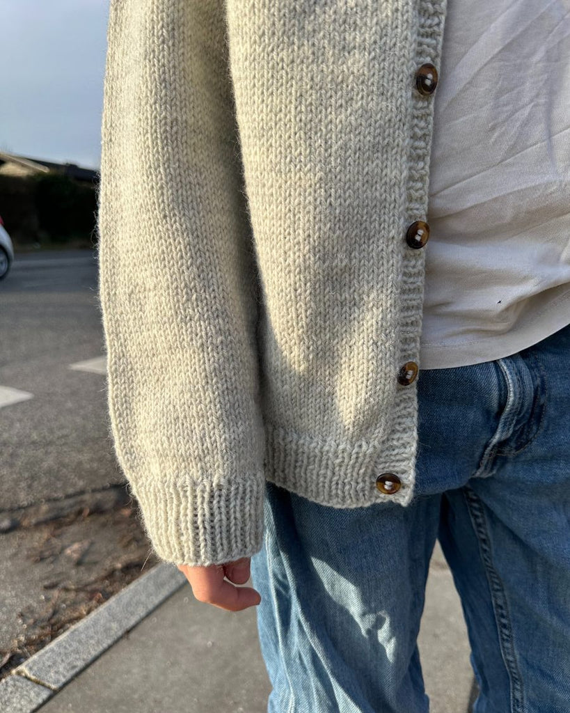 Closeup af grå Ankers Jakke