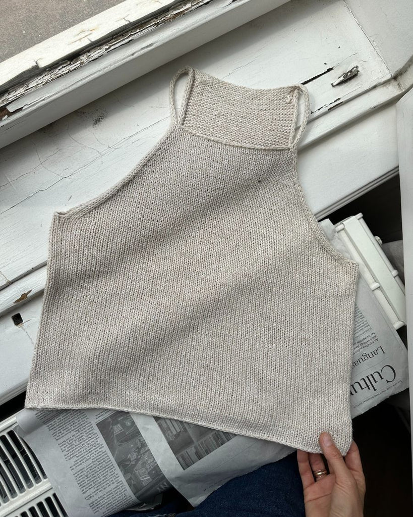 Liggende hvid Audrey Top