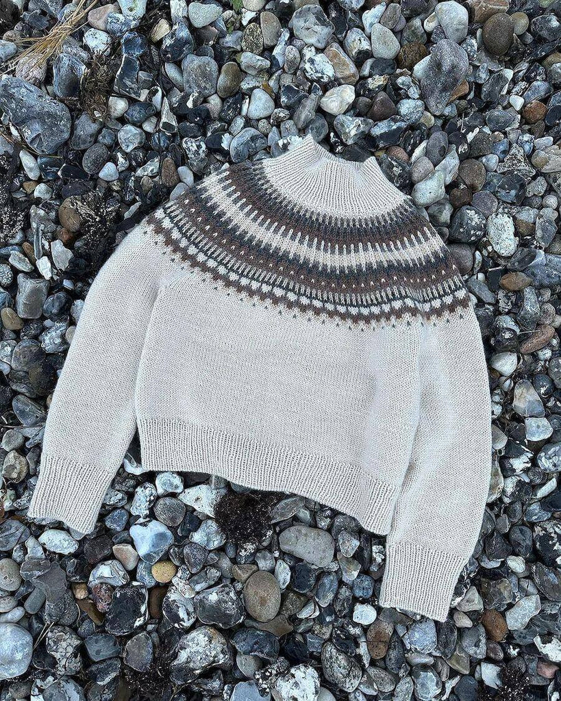Liggende lys flerfarvet Celeste Sweater