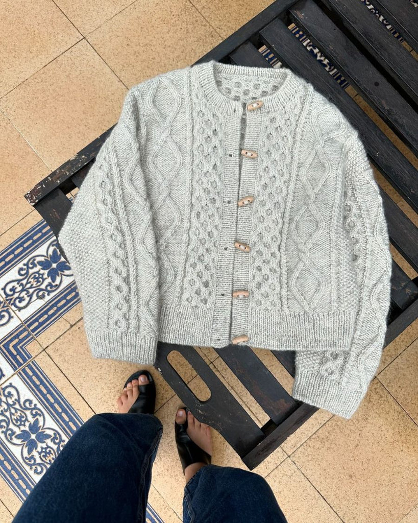 Liggende lysegrå Dagmar Jacket