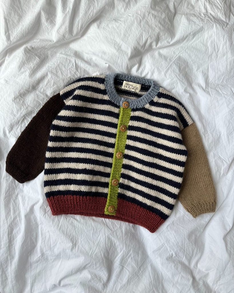 Liggende flerfarvet Holger Cardigan