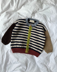 Liggende flerfarvet Holger Cardigan