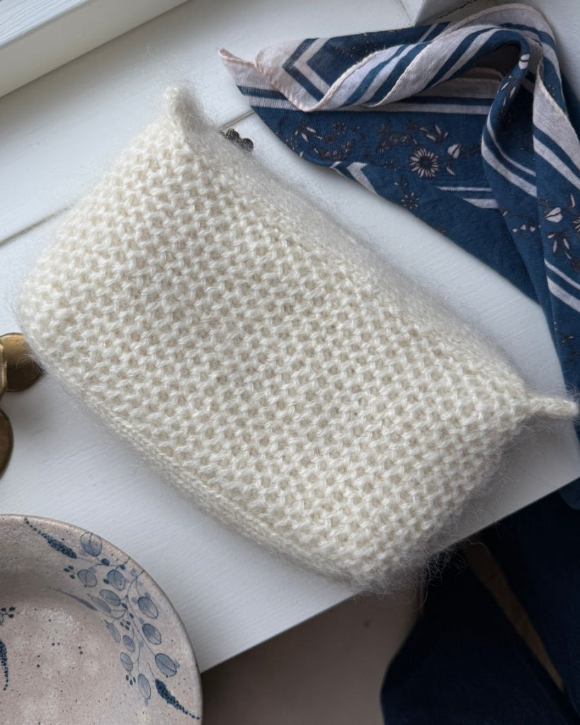 Hvid Honey Clutch set fra siden