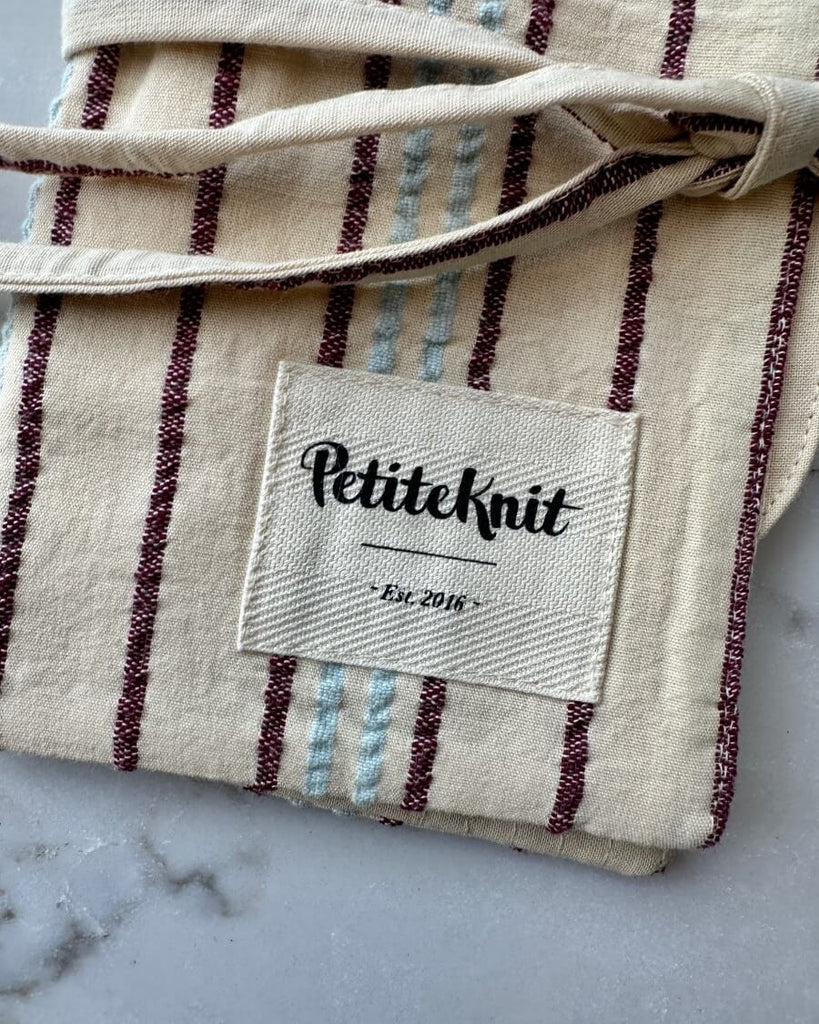 Detaljebillede af Knitter's Needle Case - To go i farven Seersucker Twin Stripe