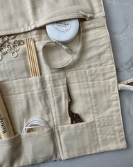 Knitter's Needle Case - To go i farven Seersucker Twin Stripe