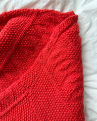 Liggebillede af rød Little Esther Jacket