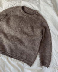 Liggende brun Hanstholm Sweater
