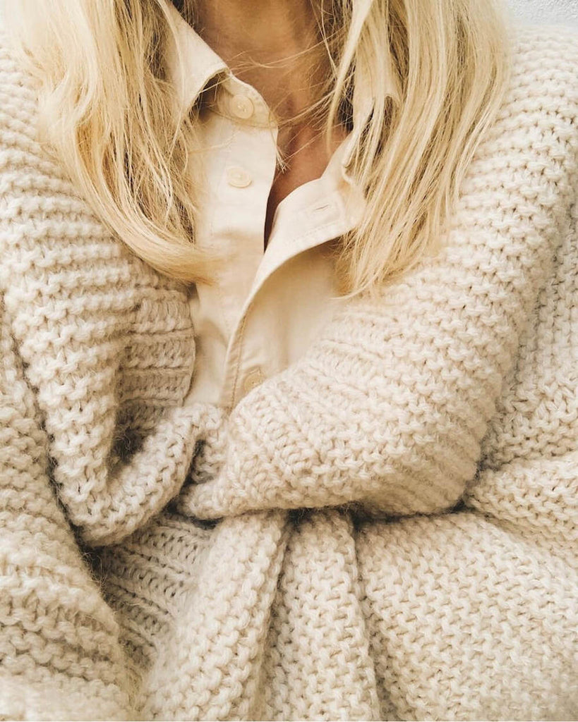 Closeup af hvid Ballonjakke