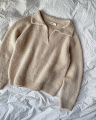 Liggende hvid Elisabeth Blouse