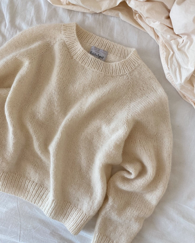 Liggende hvid Ingen Dikkedarer Sweater