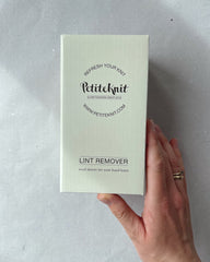 Lint remover emballage kasse med logo på