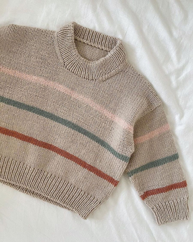 Liggebillede af grålig Marseille Sweater Junior