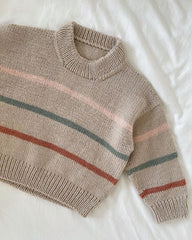 Liggebillede af grålig Marseille Sweater Junior