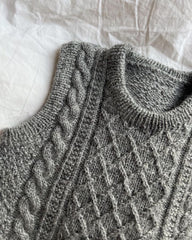 Detaljebillede af grå Moby Slipover Baby