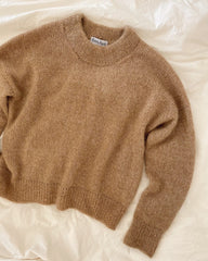 Liggende beige Oslo Sweater