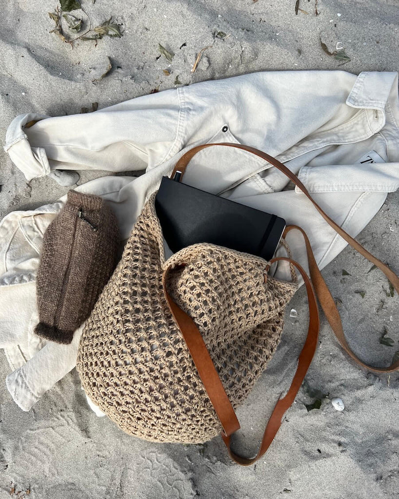 Brun Marie Clutch og French Market Bag