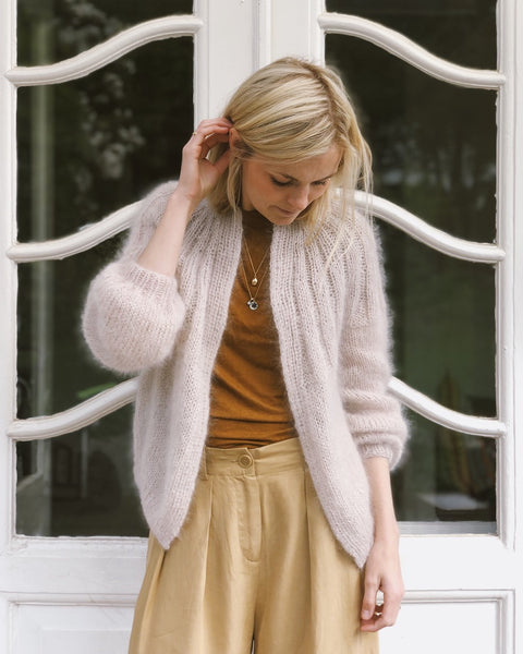 Sunday Cardigan – Mohair Edition – PetiteKnit