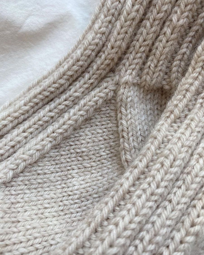 Closeup af hvide Sunday Socks