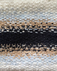 Struktur på Technicolor Purse i blålige nuancer