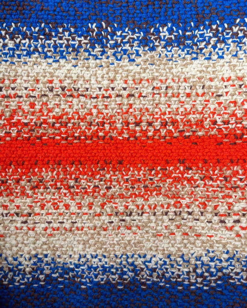 Struktur på rød, hvid og blå Technicolor Tote Bag