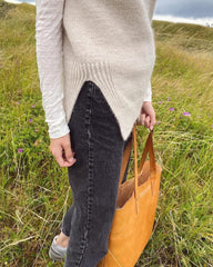 Detaljebillede af hvid Terrazzo Slipover