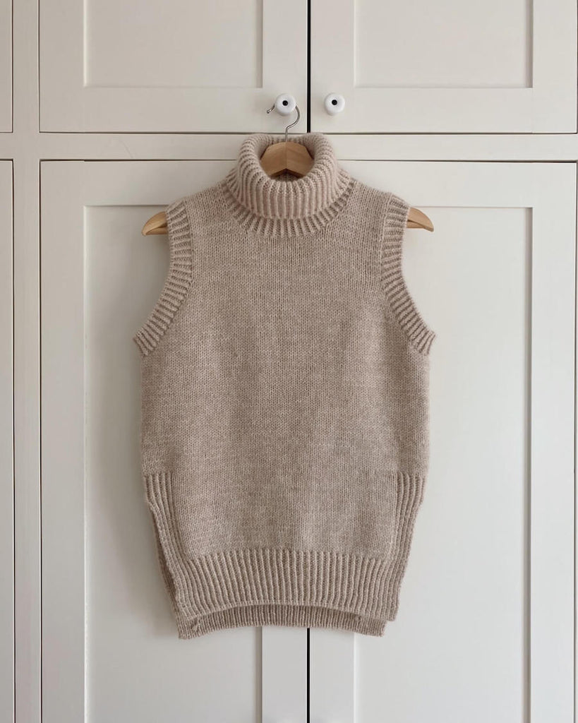 Hvid Terrazzo Slipover på bøjle