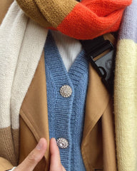 Detaljebillede af Vesterhavstørklæde