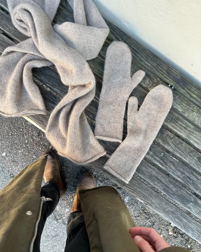 Beige Vienna Set på bænk