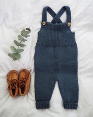 Blå Willums Selebukser på dyne