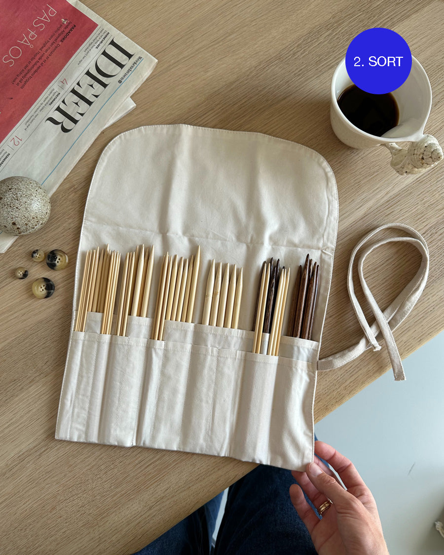 2. sortering - Knitter's Needle Case - Strumpstickor