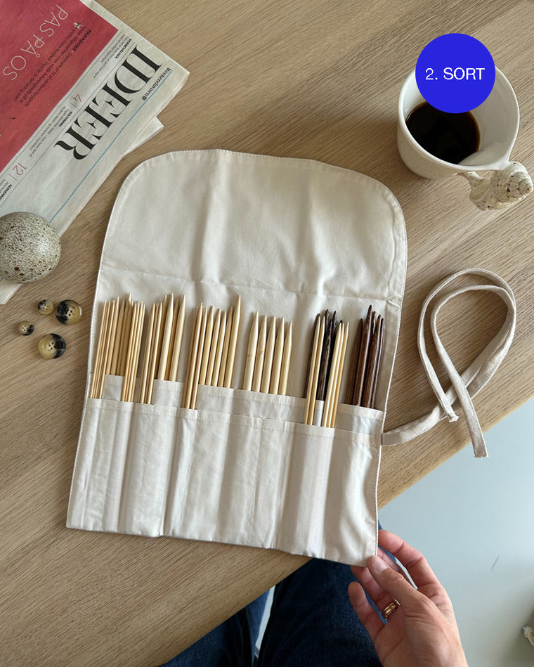 2. sortering - Knitter's Needle Case - Strømpepinde