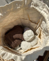 Get Your Knit Together Bag - Apricot Flower