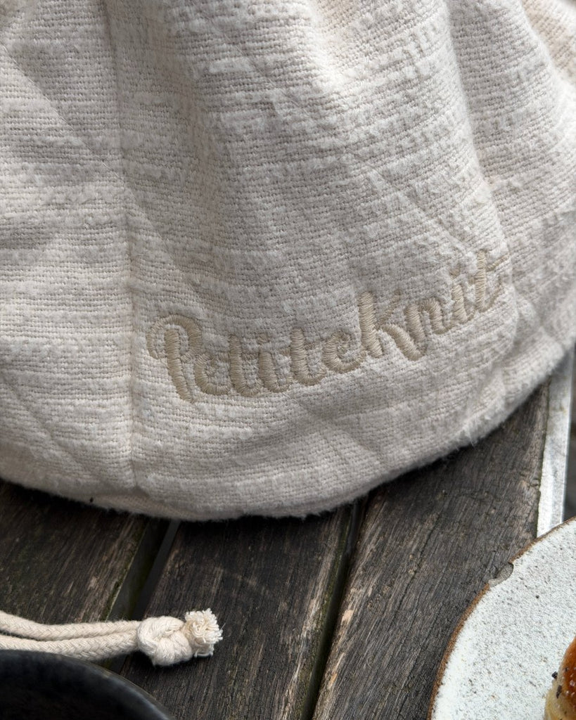 Closeup af Knitter's Project Bag i farven Cloud