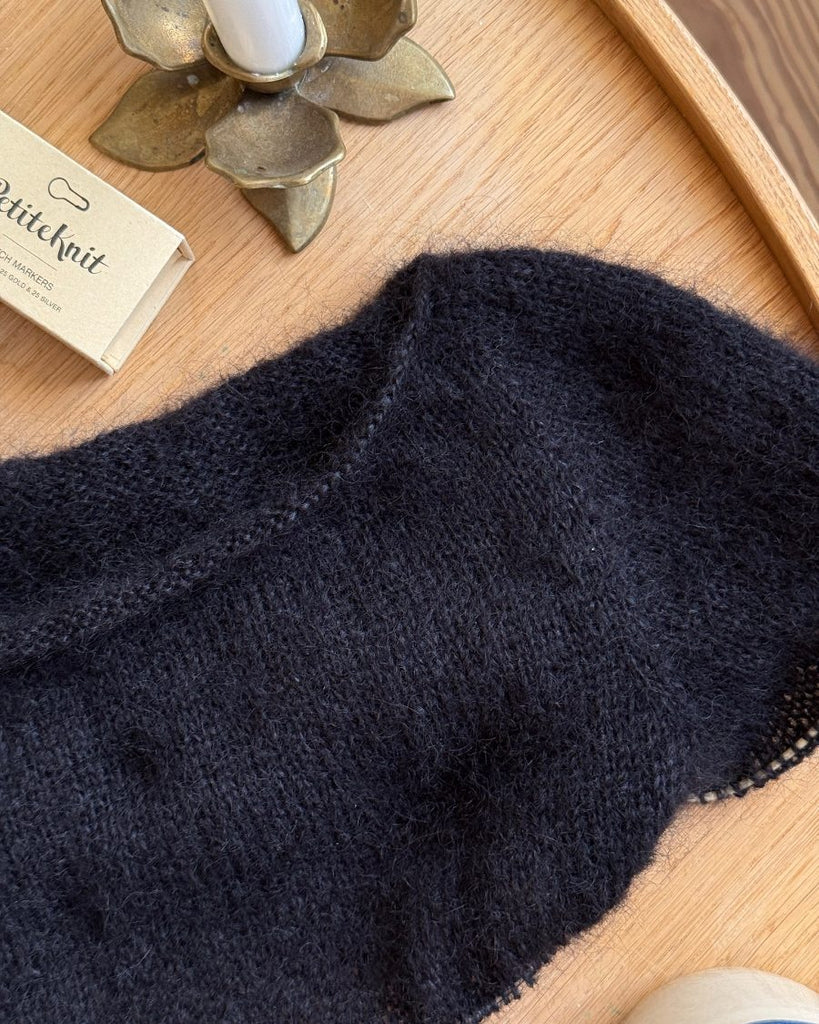 Procesbillede af sort Bea Blouse