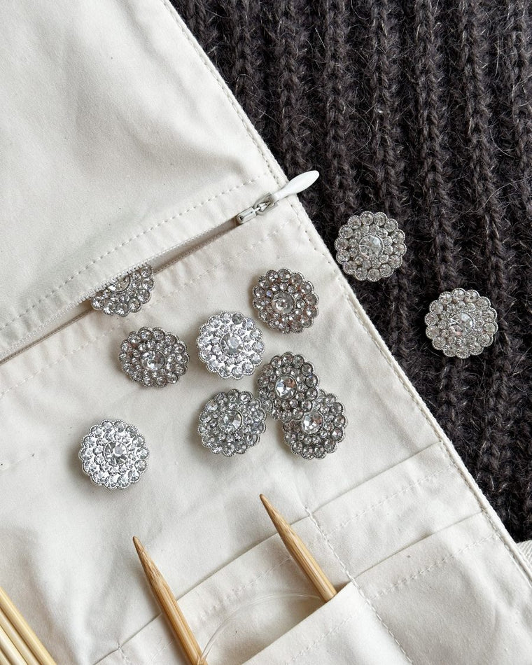 Bling buttons pack of 10 pcs - Wholesale