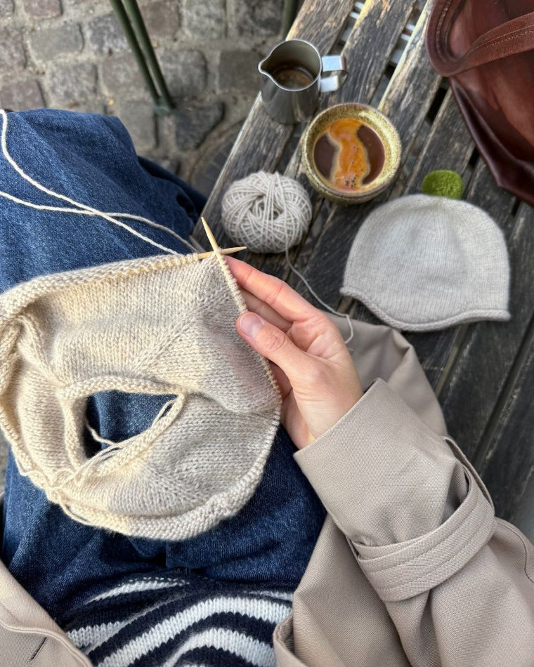 Procesbillede af beige Cleo Baby Set