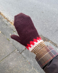 Bordeaux og beige Cross Set