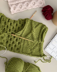 Procesbillede af grøn Dagmar Jacket Junior