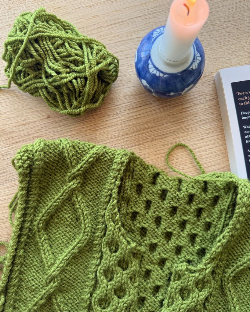 Procesbillede af grøn Dagmar Jacket Junior