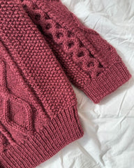 Detaljer på bordeaux Dagmar Jacket Junior