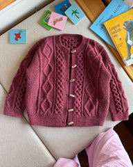 Bordeaux Dagmar Jacket Junior med 25 mm duffelknapper i træ