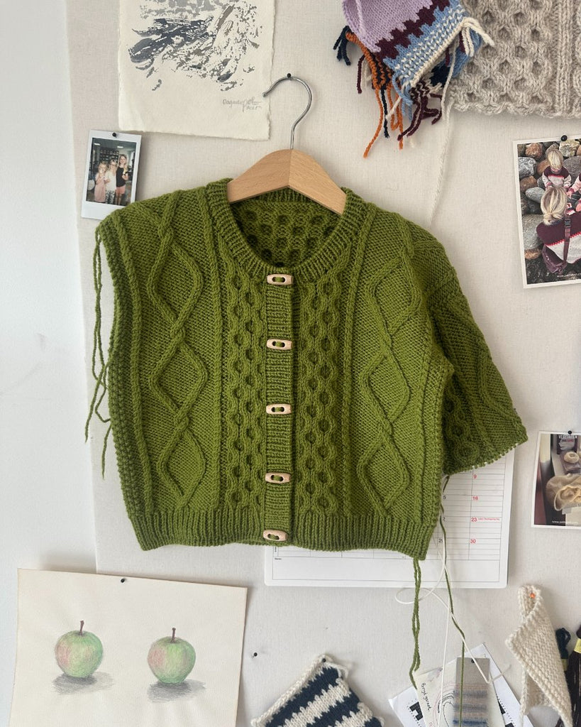 Procesbillede af grøn Dagmar Jacket Junior