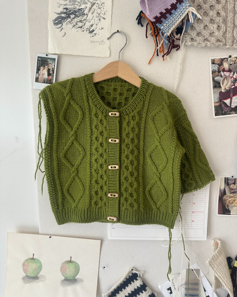 Procesbillede af grøn Dagmar Jacket Junior