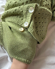 Grønt Ellens Legesæt med knapper af perlemor