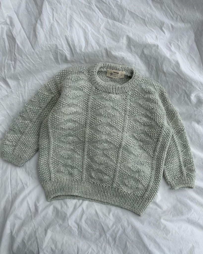 Liggende grå Esther Sweater Junior