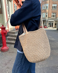 French market bag på dame
