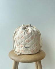 Get Your Knit Together Bag - Apricot Flower