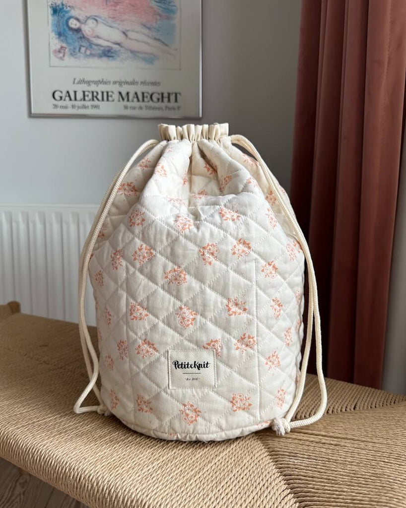 Get Your Knit Together Bag Grand - Apricot Flower