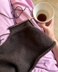 Procesbillede af brun Hannah Sweater O-neck