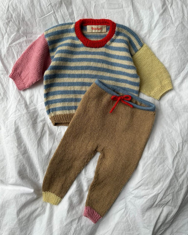 Liggende flerfarvet Holger Baby Set 
